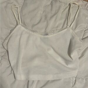 White Lace Tank Top